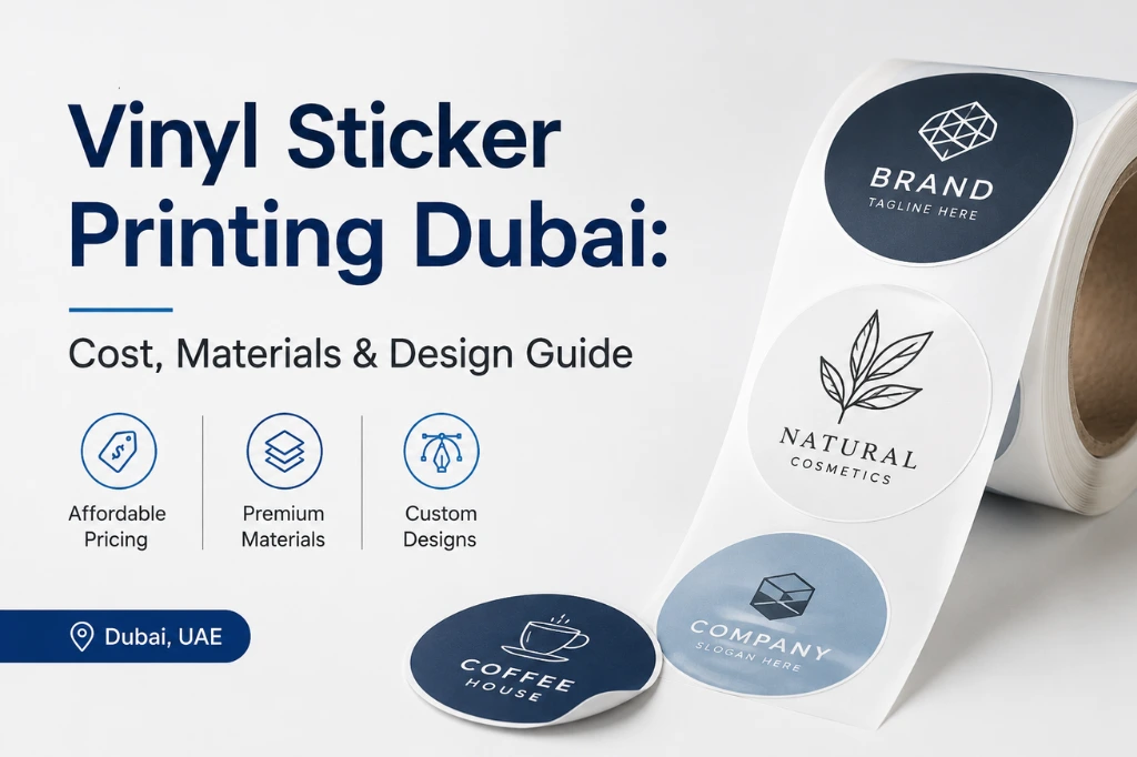 Vinyl Sticker Printing Dubai cost, material guide
