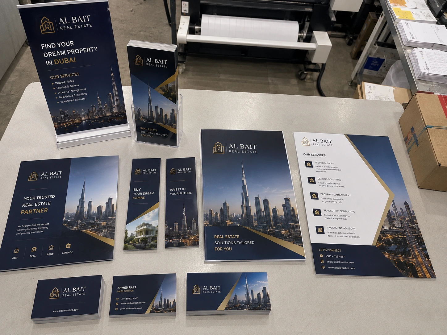 Digital Printing for Al Bait Real Estate Dubai