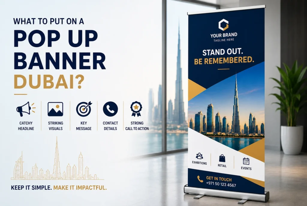 pop up banner dubai